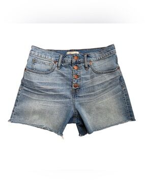 Madewell Denim Shorts with Frayed Hem
